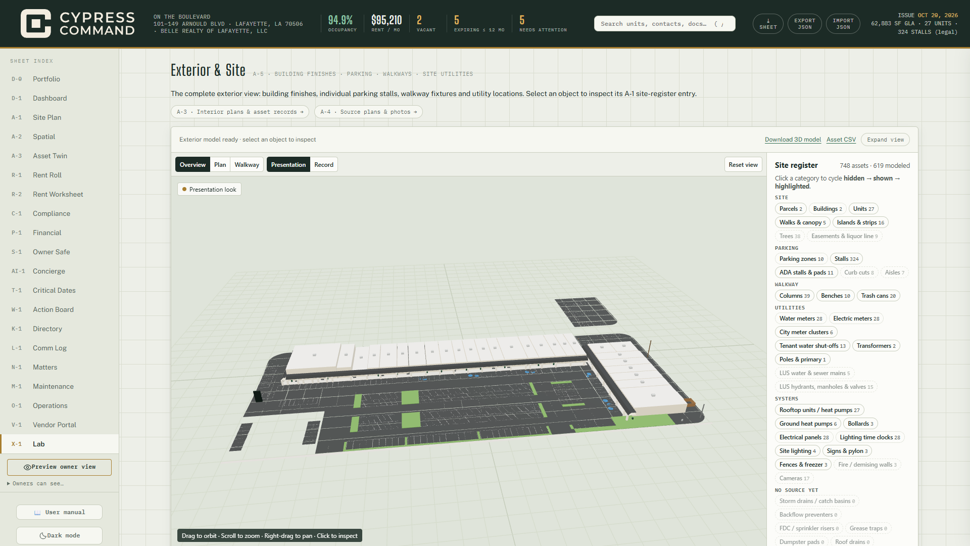 A-5 Exterior & Site